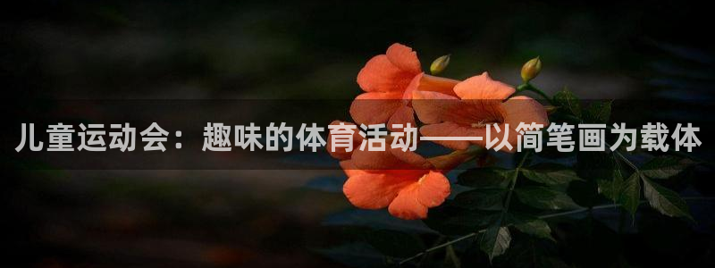 哈哈体育十年：儿童运动会：趣味的体育活动——以简笔画为载体